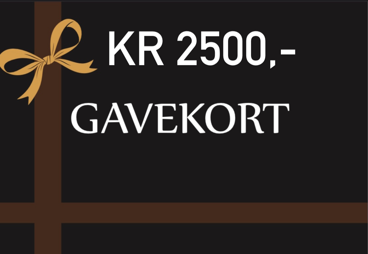 GAVEKORT 2500