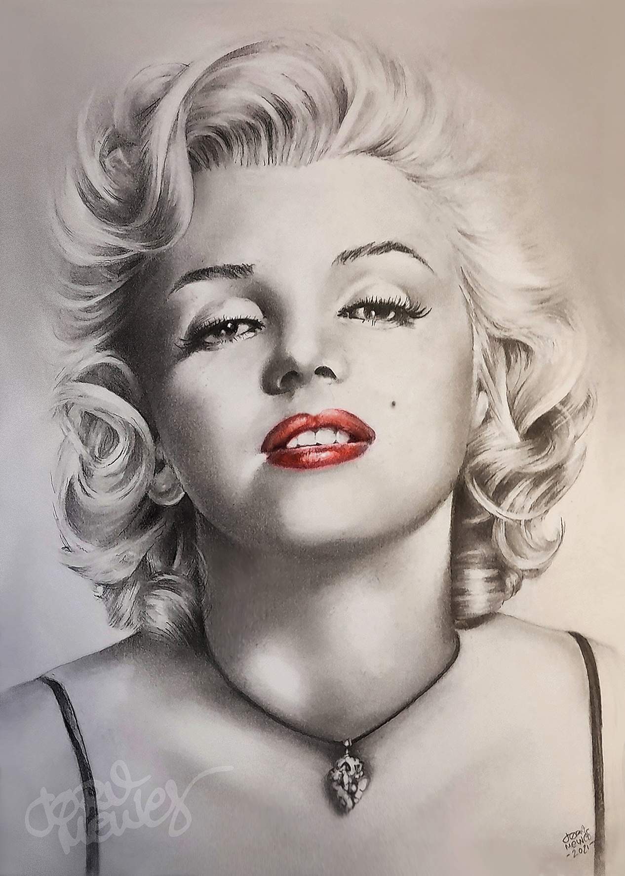 Marilyn Monroe av Jørn Melnes, 2021